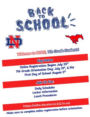 Back to School flyer